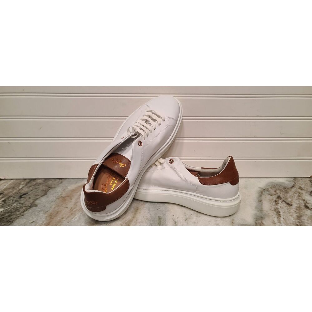Good Man Brand Mens Legend London White Sneakers Size 8 NEW